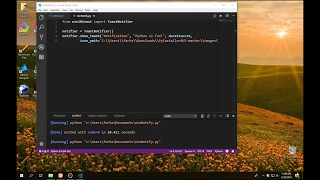 Windows 10 notification with Python using win10toast