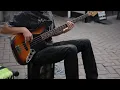 Download Lagu Fat Freddys Drop - Wandering eye cover - Dr Funk Slap Bass Cover  🎸 Busking in Newquay