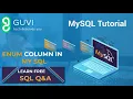 Enum in MySQL Guvi Tamil Tutorial