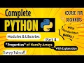 Properties of NumPy Arrays With Examples Python Full course for Beginners