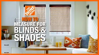 How to Measure for Blinds and Shades The Home Depot