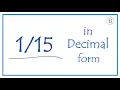 as a Decimal