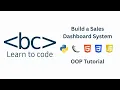 Build an Impressive Sales Dashboard - OOP Tutorial Full Stack Project