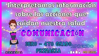 interpretamos informaci n sobre las acciones que cuidan nuestra salud tercer cuarto grado web 