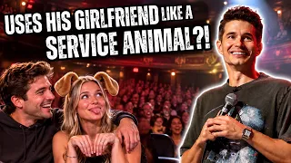 HIS GIRLFRIEND IS HIS SERVICE ANIMAL? [Full Crowd Work Show - 32 minutes] - Michael Blaustein