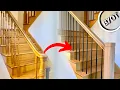 MODERN STAIR RAILING REMODEL START TO FINISH Part 1 of 2