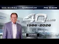 40 Years of Still Leading Nyle Maxwell CDJR