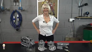 Kawasaki KM90 getting my parts vapour blasted - Part 12