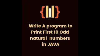 Program to Print Odd Natural Number using Recursion in Java Java Basic Programs Coding Canva