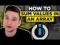 How to sum values in an Array Integromat Tutorial