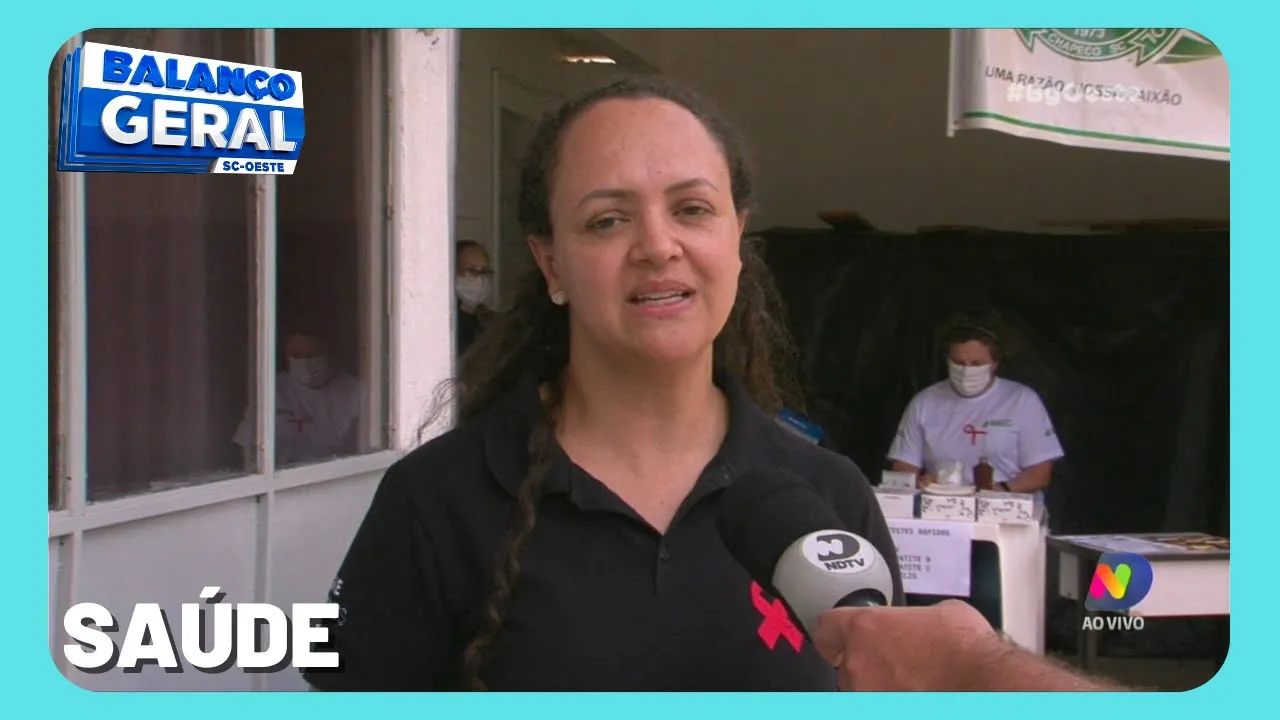 Testes rápidos para HIV, Sífilis e Hepatites B e C no terminal urbano de Chapecó