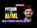Python Lists Tuples Sets and Dictionaries Explained GenAI Class 3
