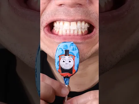 ASMR | Thomas & Friends CrunchyChocolate Lollipops | Can You Name the Character?