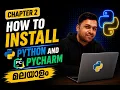 Install Python and PyCharm Malayalam Python Tutorial