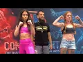 Natalie Loureda Valerie Loureda s sister vs Jordan Majors - Weigh-in Face-Off