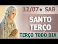 Lagu TERÇO DE HOJE 12/07/2025 - SÁBADO - MISTÉRIOS GOZOSOS: SANTO TERÇO MARIANO | Oração Diária
