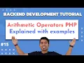 PHP Arithmetic Operators in Hindi PHP Tutorial in Hindi 2020