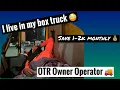 How To Live In A Box Truck OTR Box Truck Bros