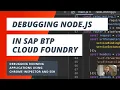 How to debug Node applications on Cloud Foundry
