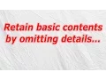 Retain basic contents by omitting details CodyCross Crossword Answer