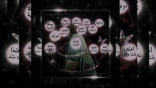 الطاهرات   السلام  على أ مهات الائمة   الملا علي الساعدي   مسرعة صدى     تصميمي دندنها