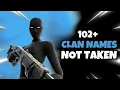 102 Sweaty Fortnite Clan Names 2026 Not Taken