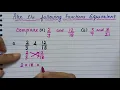 Check Whether The Fractions are Equivalent or Not Class5