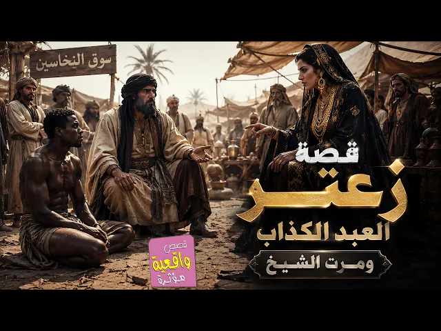 ⁣قصة زعتر العبد الكذاب ومرت الشيخ !!!