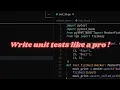 Write unit tests like a pro in Python