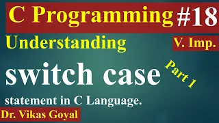 Switch statement in C Programming with Notes C Programming