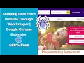 Download Lagu Scraping Data From Website Through Web Scraper | Google Chrome Extension | Data Entry Task