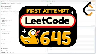 my attempt at solving leetcode 645 set mismatch UNSOLVED