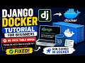 Django Docker Tutorial for Beginners Fix No Such Table Error Run Django in Docker