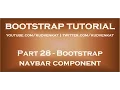 Bootstrap navbar component