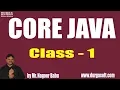 Differences Between Java and Others C C Class - 1 by Mr Nagoor Babu Sir On 01-10-2018