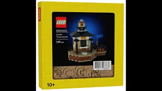 LEGO 5009157 Instructions | Promotional | Amelia Ticket Booth | Made in stud.io