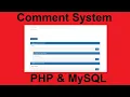 Build Live Comment System using PHP MySQL - PHP Project