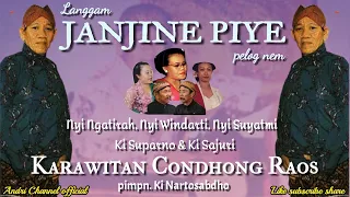 Download || Gending Jawa || Langgam Janjine Piye Pl.6 Karawitan Condhong Raos (Ki Nartosabdho) MP3
