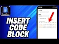 How To Insert Code Block Google Docs - Easy Fix