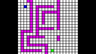 Path finder Lee algorithm animation