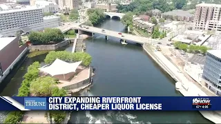 South Bend expanding riverfront district expanding cheaper liquor licenses