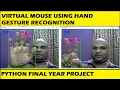 Virtual Mouse using Hand Gesture Recognition Python Final Year Project