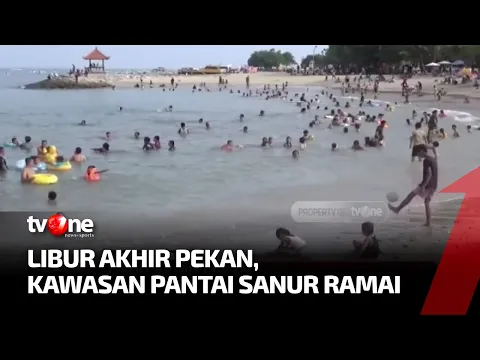 Kawasan Wisata Sanur Bali Ramai Pengunjung