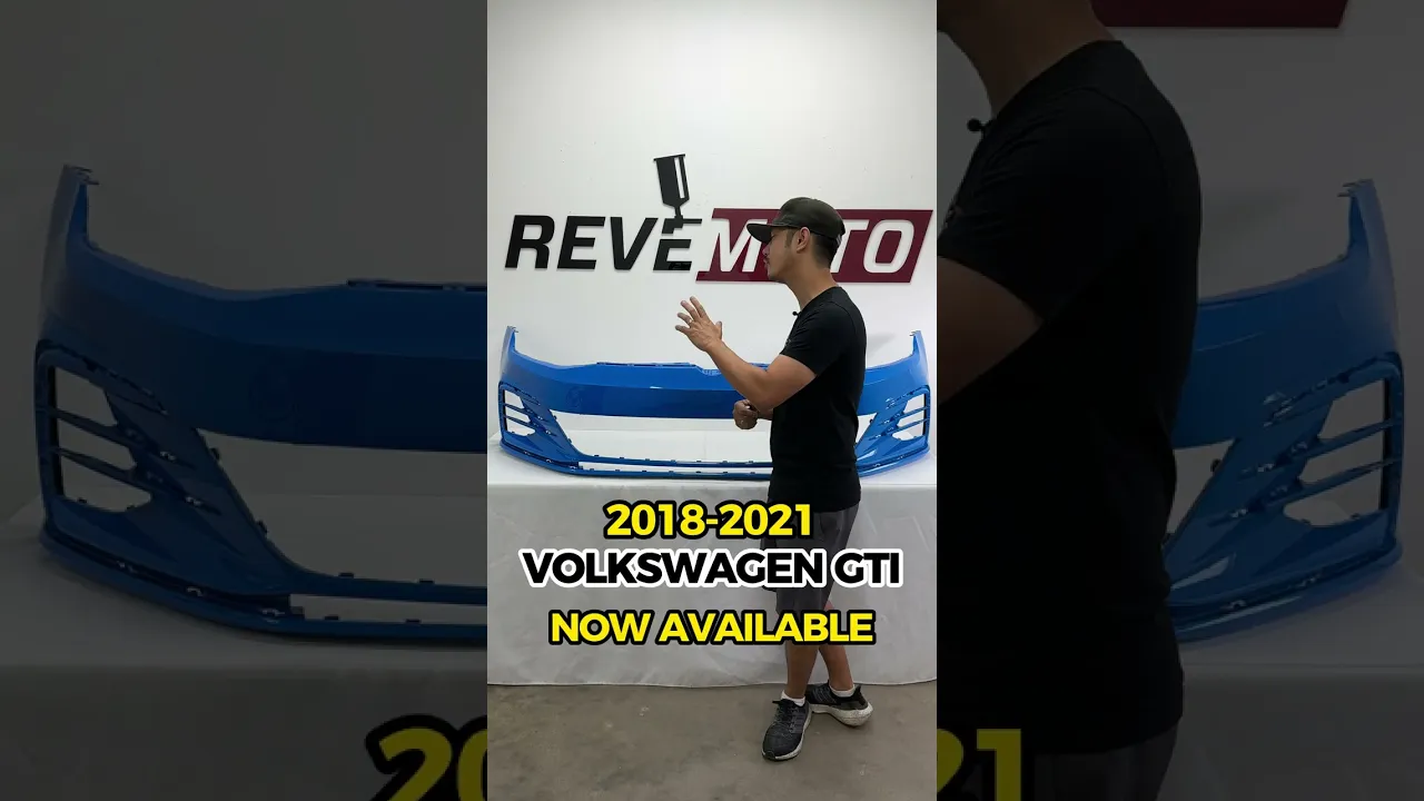 2018-2021 Volkswagen GTI : Front Bumper Painted