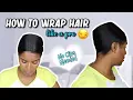 HOW TO WRAP HAIR LIKE A PRO How To Wrap Long Hair Hair Wrapping Tutorial