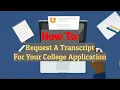 How To Request a Transcript in Naviance