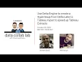 Data Collab Lab Use Delta Engine to create a Hyperleaup from Delta Lake to Tableau Hyper