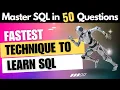 Crack SQL Interviews in 50 Qs - Hands on Roadmap Scratch to Advanced Crash Course Leetcode