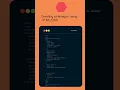 Creating a Hexagon using HTML CSS