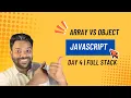 Master JavaScript Arrays Objects Full Stack Developer Series 2025